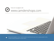 Tablet Screenshot of camdenshops.com